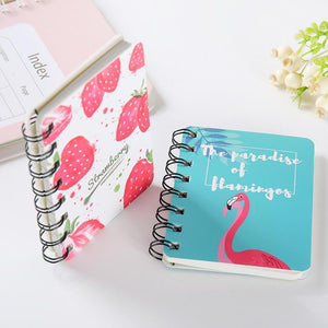 Hard Cover Cute  Mini Cartoon Notebook