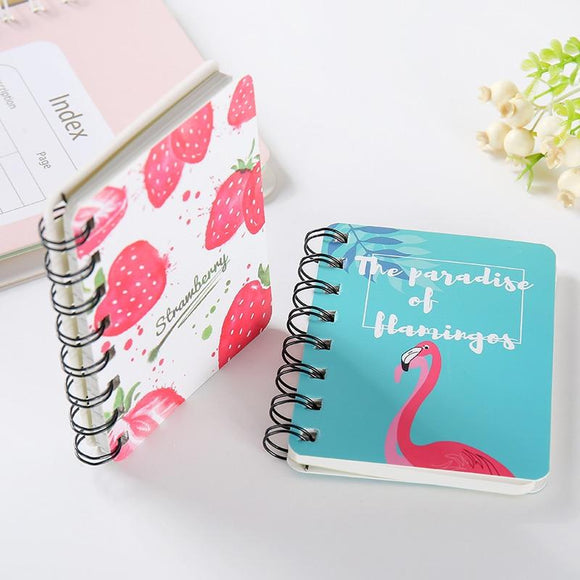 Hard Cover Cute  Mini Cartoon Notebook