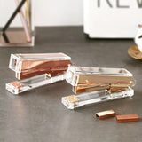 Luxury Rose Gold Gold Manual Stapler