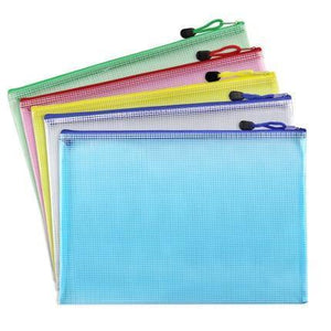 Handle Information Pouch Filing Products Bag